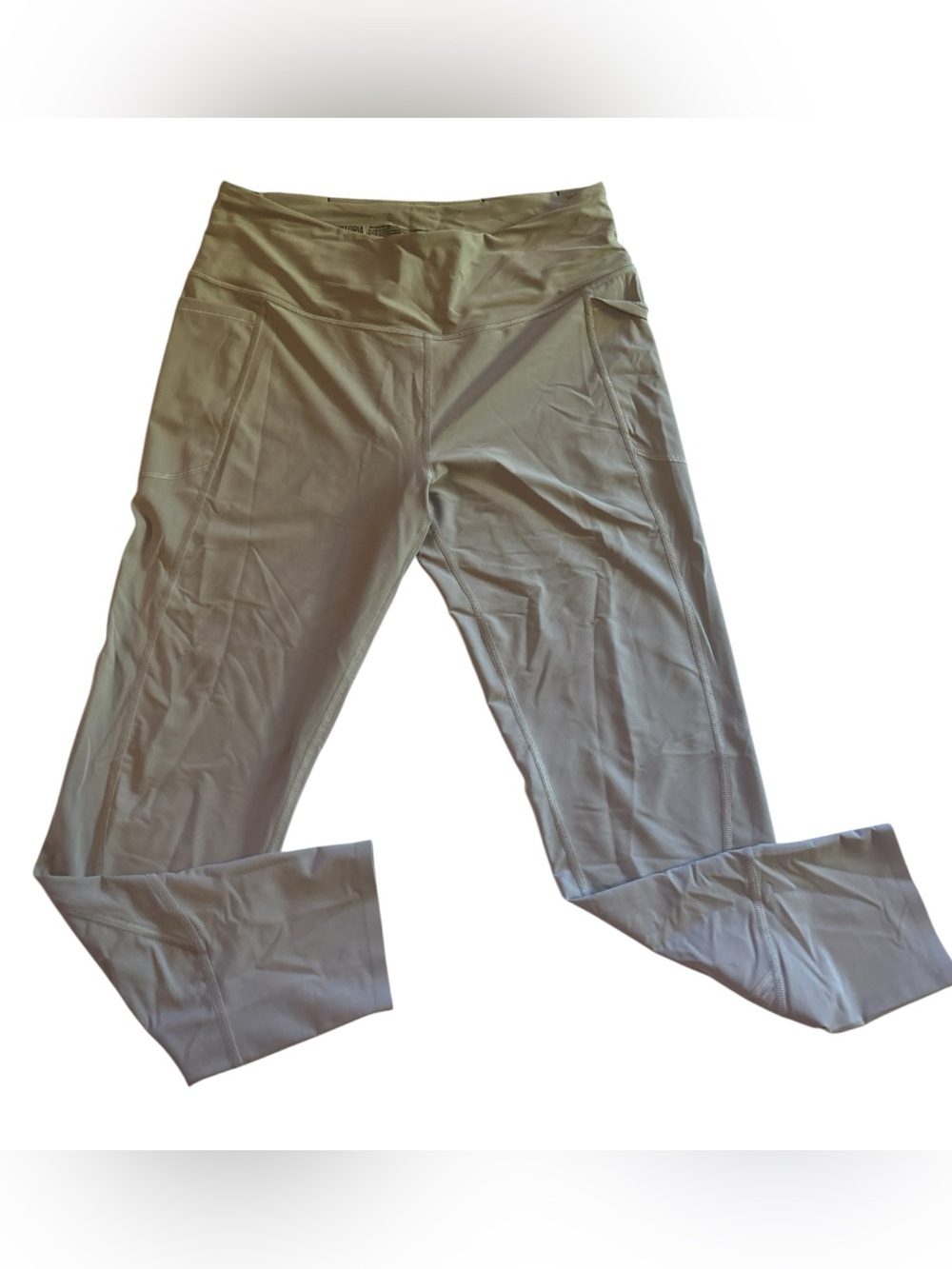 Victoria Sport Total Knockout Pocket Leggings Gray Cropped XL